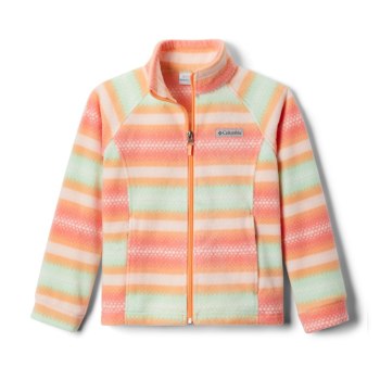 Columbia Benton Springs II Printed Fleece, Chamarras Rayas Claro Para Niña | 823059-SXT